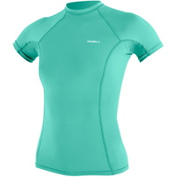Womens Basic Skins Short Sleeve Rash Vest